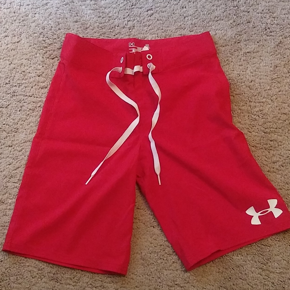 Red swimming trunks
